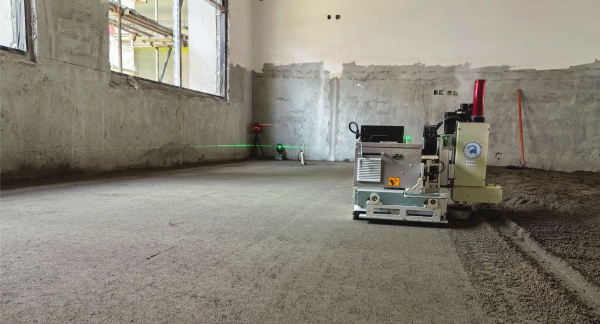 Classroom floor leveling